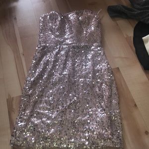 Sequin dress.